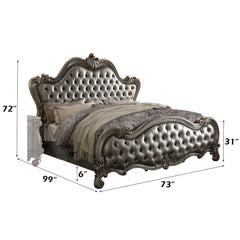 ACME Versailles II Bed – angle view – Lusso Furniture Miami