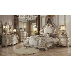 ACME Picardy Nightstand – angle view – Lusso Furniture Miami