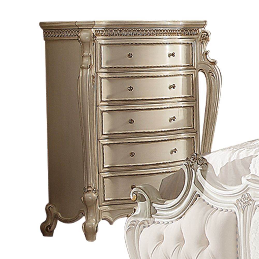 ACME Picardy Chest – front view – Lusso Furniture Miami