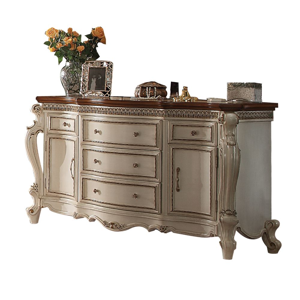 ACME Picardy Dresser – back view – Lusso Furniture Miami
