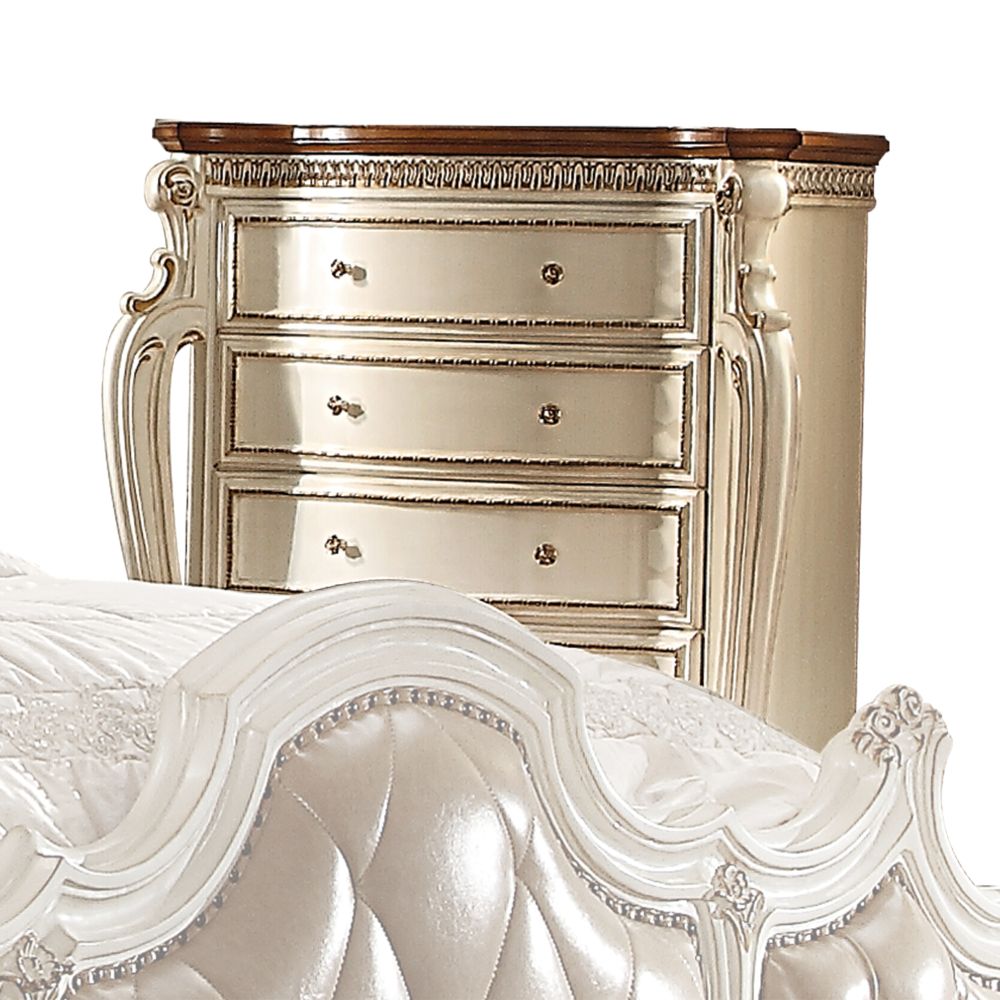 ACME Picardy Chest – side view – Lusso Furniture Miami