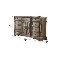 ACME Northville Dresser – side view – Lusso Furniture Miami