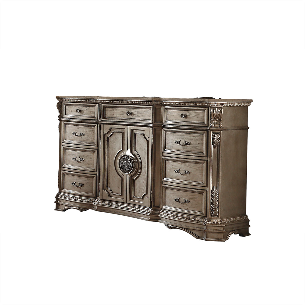 ACME Northville Dresser – angle view – Lusso Furniture Miami