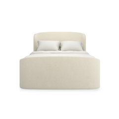 Caracole Soft Embrace Bed – front view – Lusso Furniture Miami