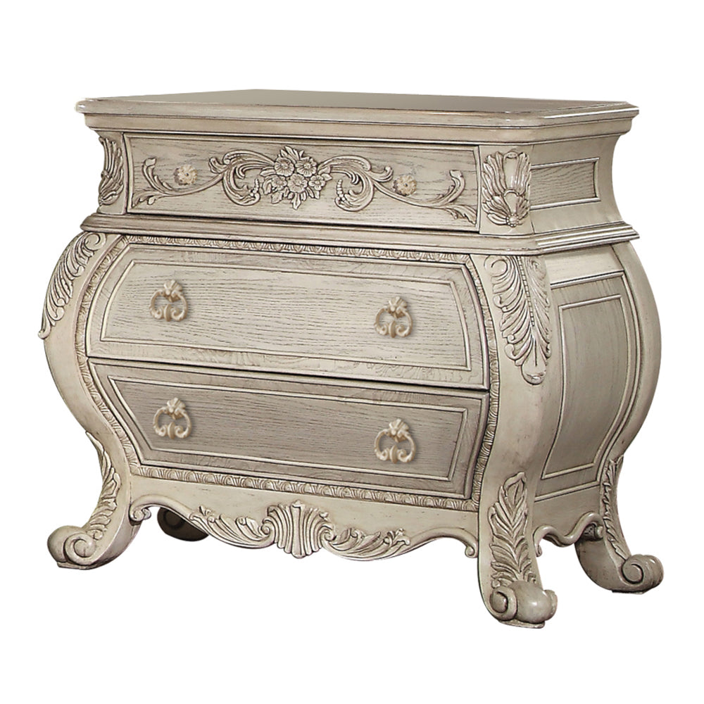 ACME Ragenardus Nightstand – angle view – Lusso Furniture Miami