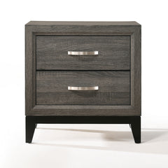 ACME Valdemar Nightstand – side view – Lusso Furniture Miami