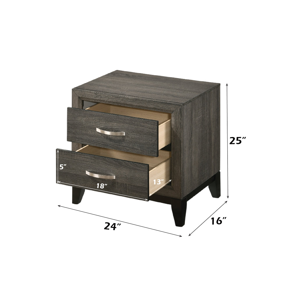 ACME Valdemar Nightstand – finish detail – Lusso Furniture Miami