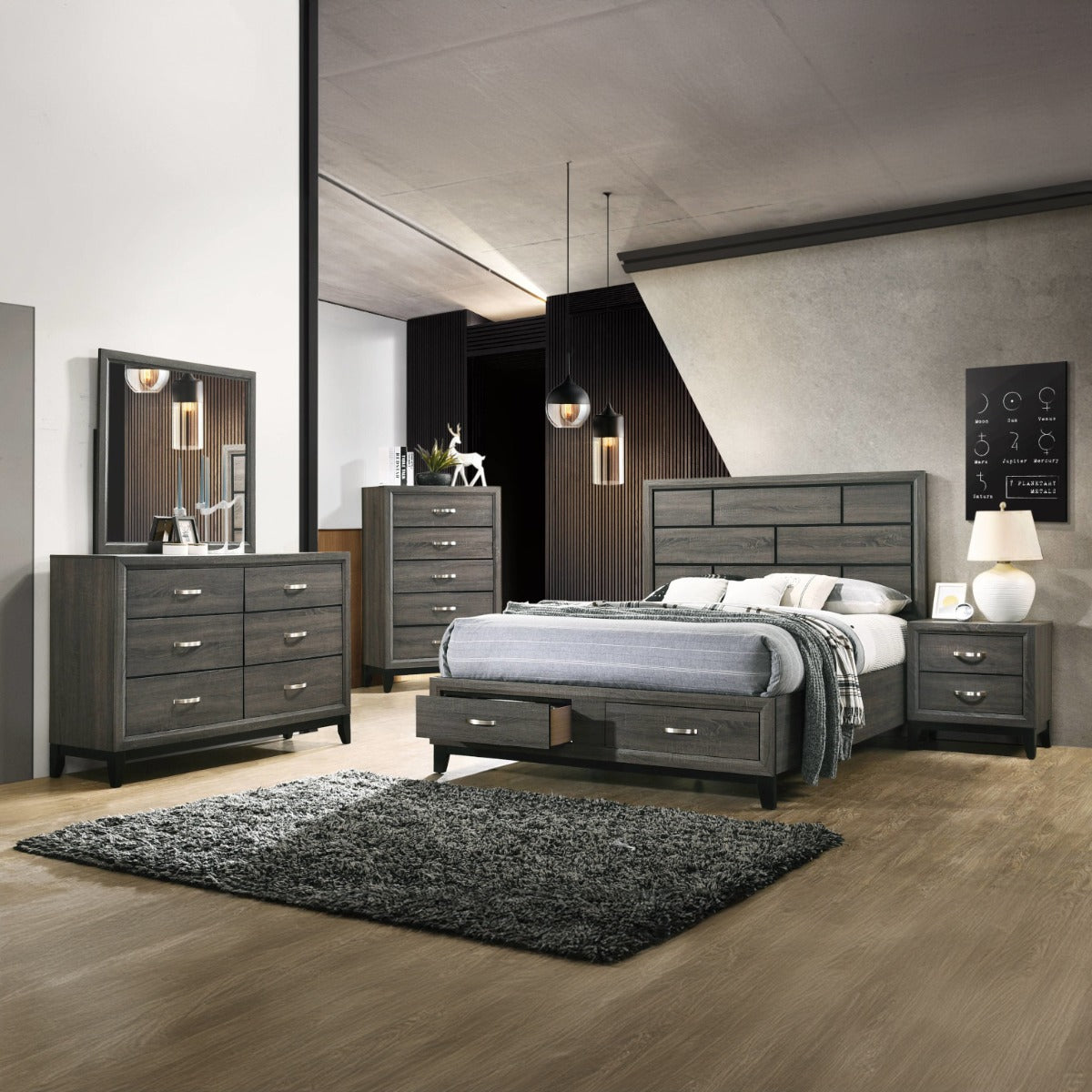 ACME Valdemar Dresser – alternate view – Lusso Furniture Miami