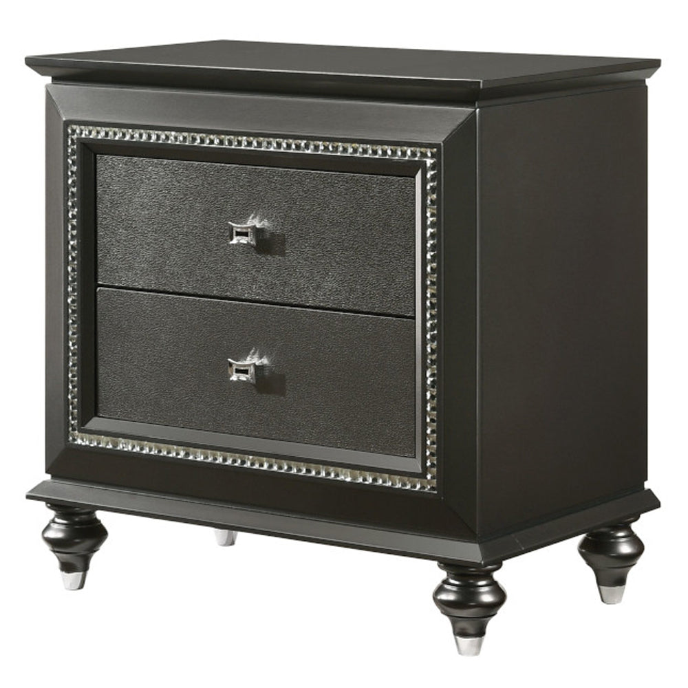 ACME Kaitlyn Nightstand – angle view – Lusso Furniture Miami