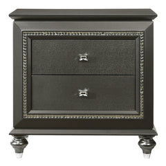 ACME Kaitlyn Nightstand – side view – Lusso Furniture Miami