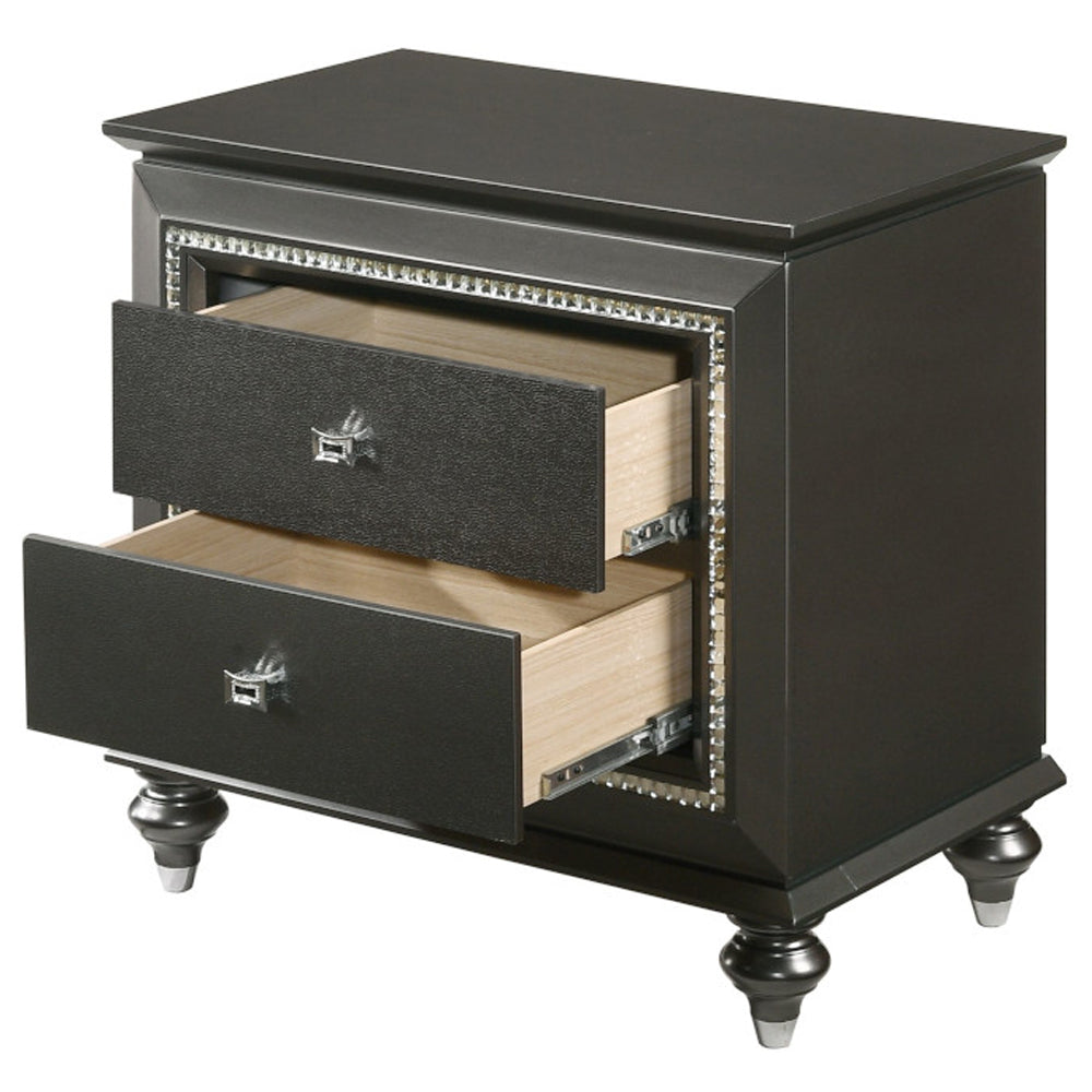 ACME Kaitlyn Nightstand – detail – Lusso Furniture Miami