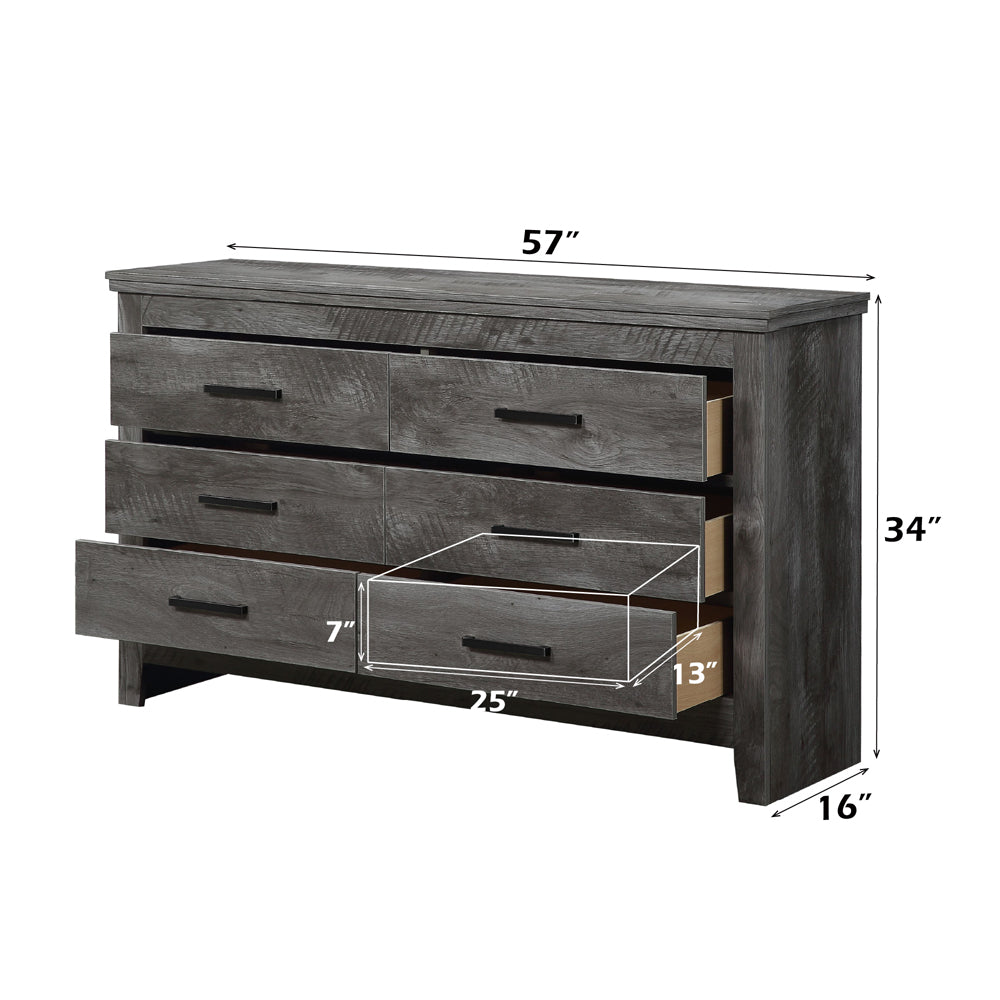ACME Vidalia Dresser – back view – Lusso Furniture Miami