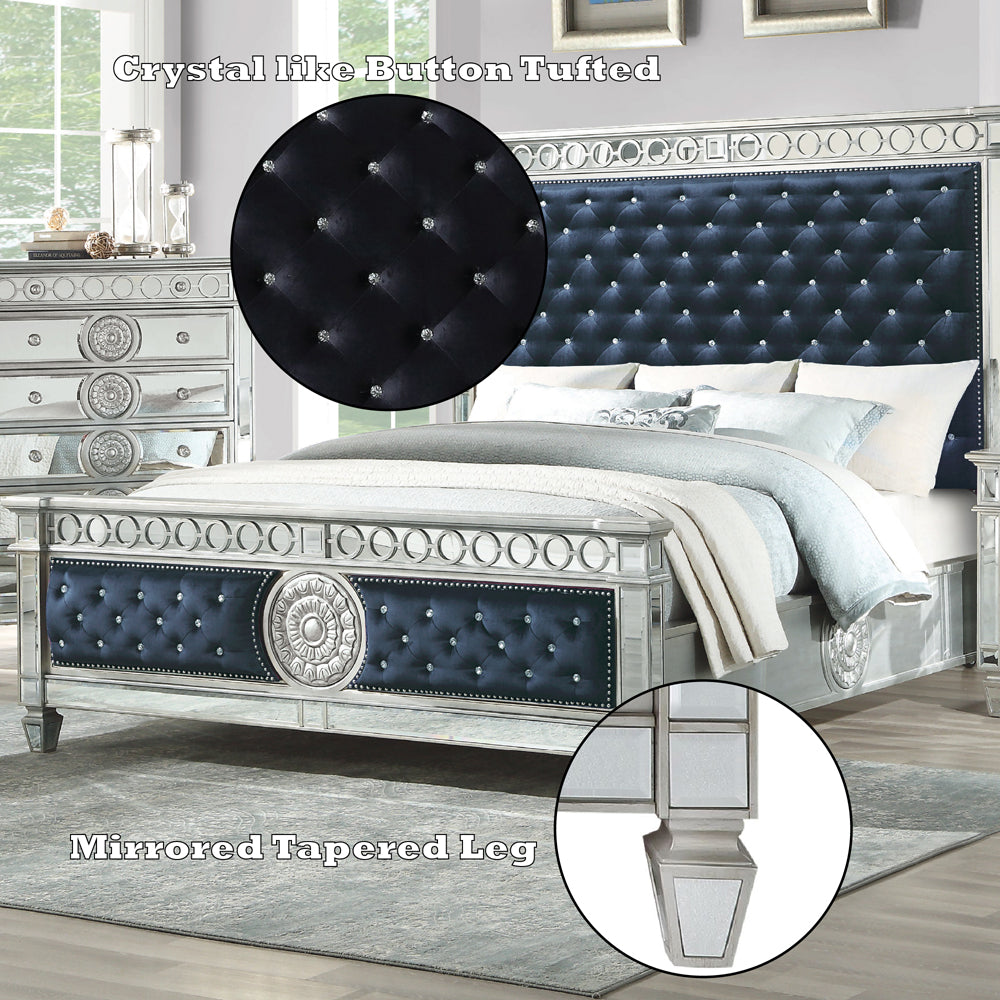 ACME Varian Bed – detail – Lusso Furniture Miami