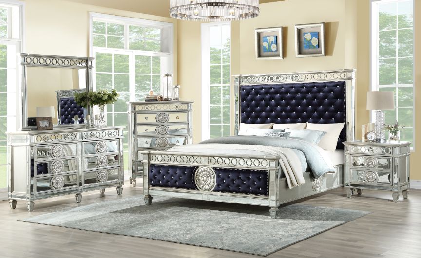 ACME Varian Bed – angle view – Lusso Furniture Miami