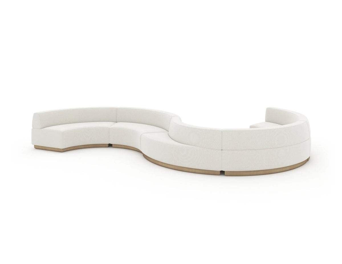 Caracole Crescent Sectional Components – detail – Lusso Furniture Miami