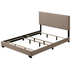 ACME Leandros Upholstered Bed – angle view – Lusso Furniture Miami