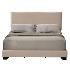ACME Leandros Upholstered Bed – side view – Lusso Furniture Miami