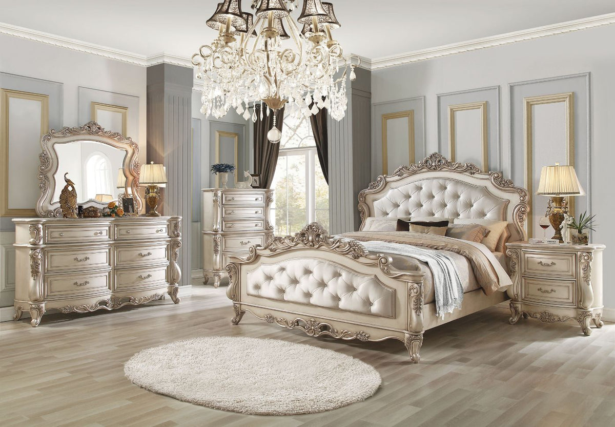 ACME Gorsedd Bed – front view – Lusso Furniture Miami