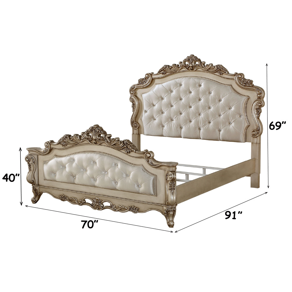 ACME Gorsedd Bed – angle view – Lusso Furniture Miami