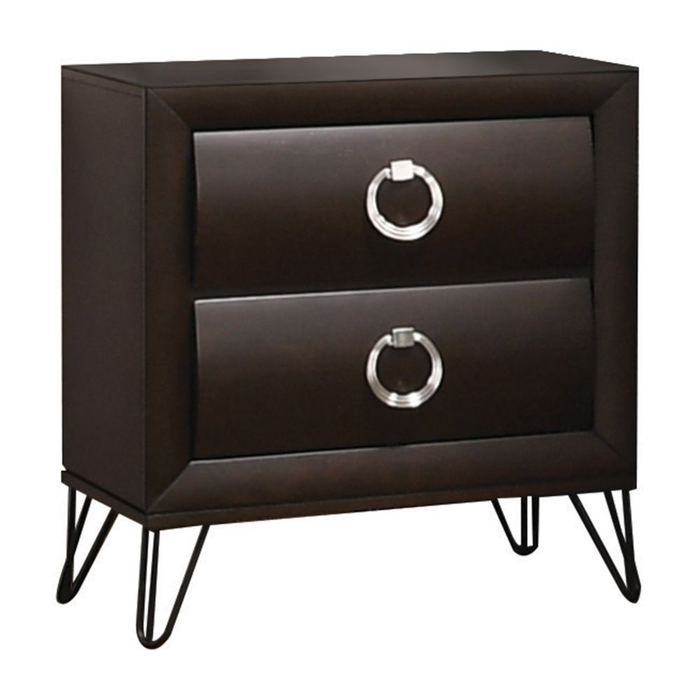ACME Tablita Nightstand – front view – Lusso Furniture Miami