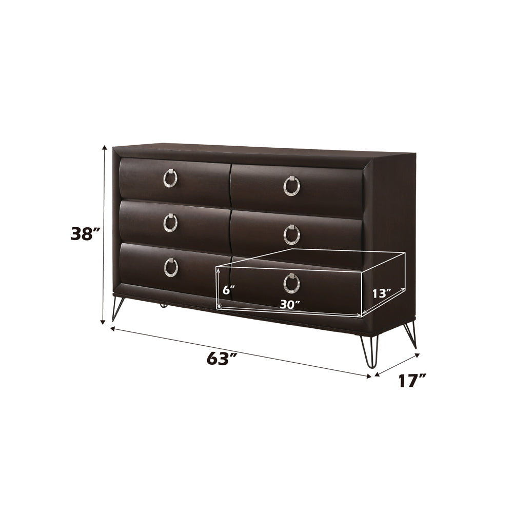 ACME Tablita Dresser – angle view – Lusso Furniture Miami