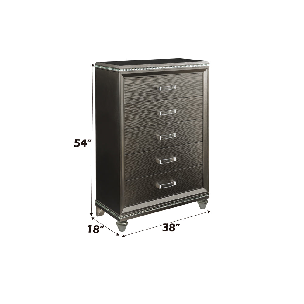 ACME Sadie Chest – angle view – Lusso Furniture Miami