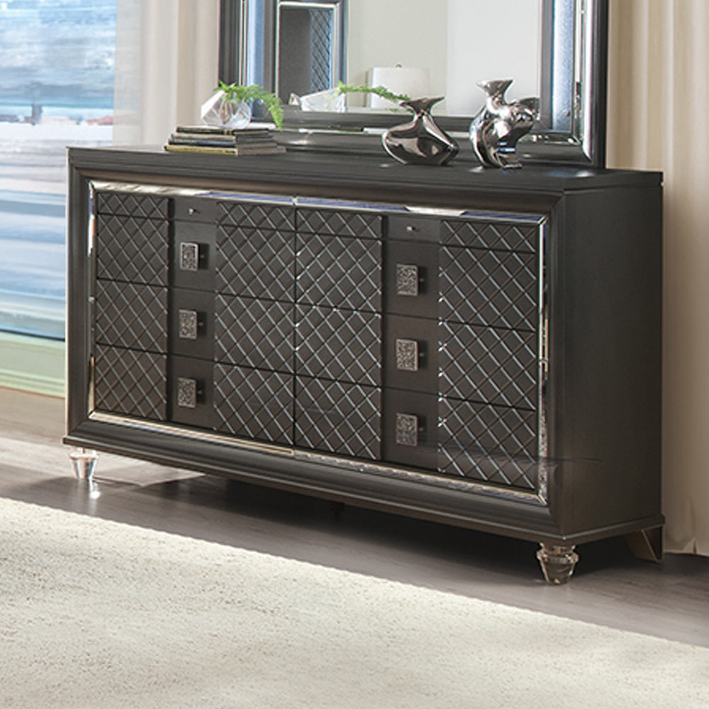 ACME Sawyer Dresser – front view – Lusso Furniture Miami