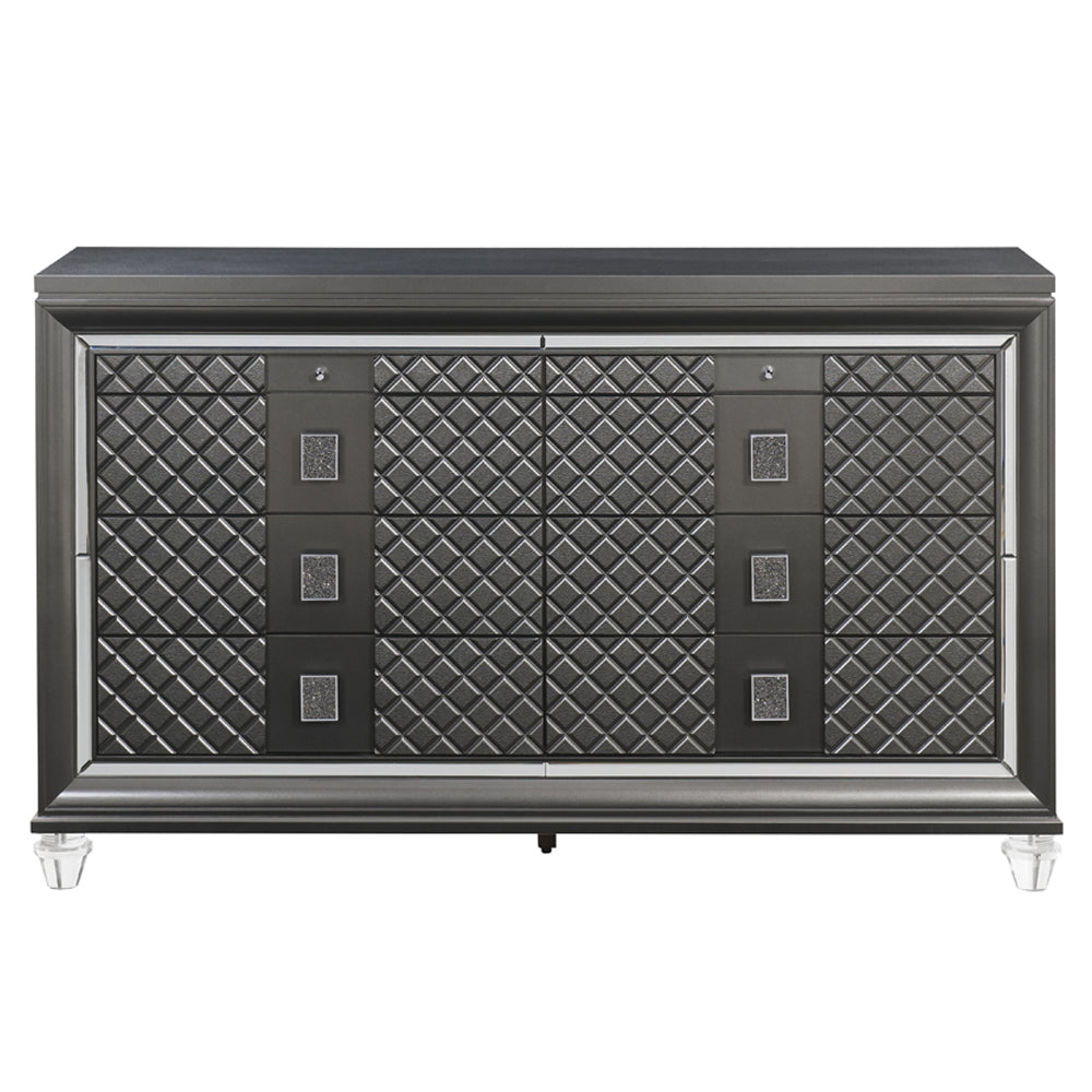 ACME Sawyer Dresser – side view – Lusso Furniture Miami