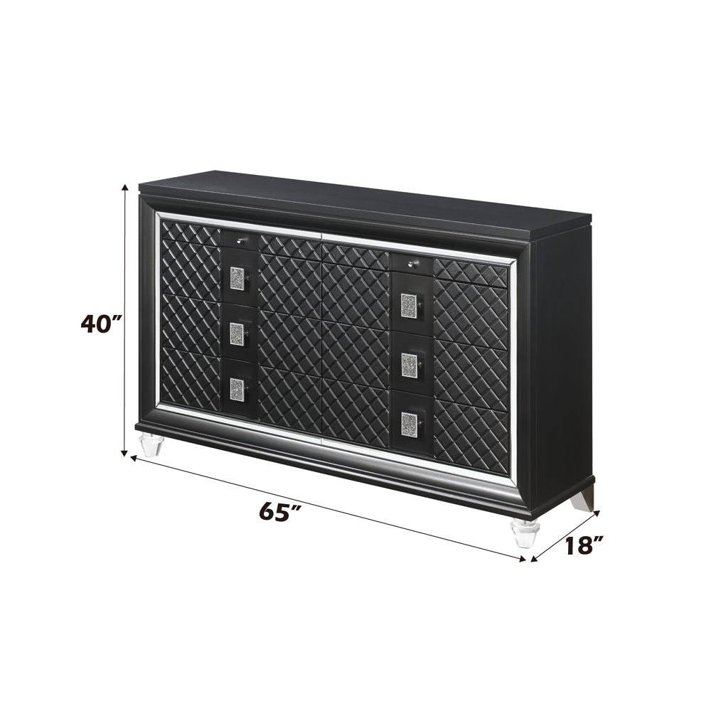 ACME Sawyer Dresser – room setting – Lusso Furniture Miami