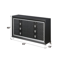 ACME Sawyer Dresser – room setting – Lusso Furniture Miami