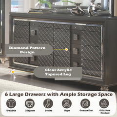 ACME Sawyer Dresser – top view – Lusso Furniture Miami