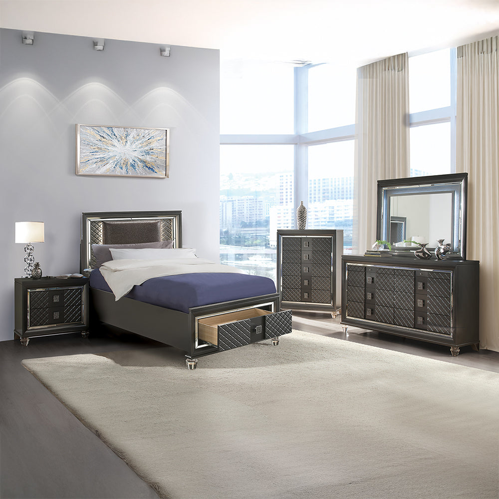 ACME Sawyer Dresser – back view – Lusso Furniture Miami