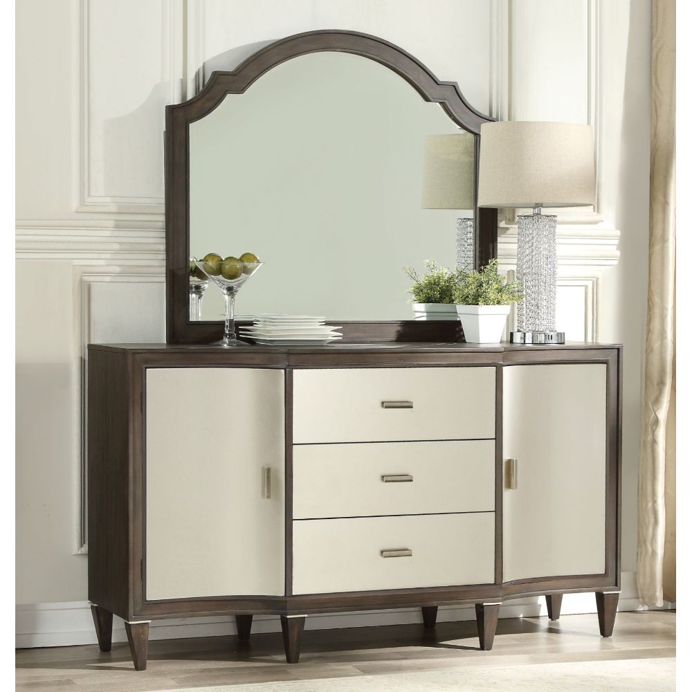 ACME Peregrine Mirror – angle view – Lusso Furniture Miami