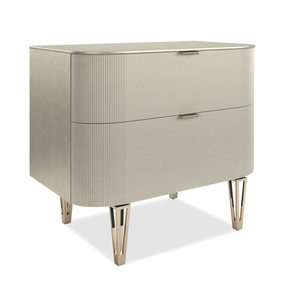 Caracole Love Closed Nightstand – view 14 – Lusso Furniture Miami