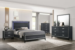 ACME Haiden Mirror – side view – Lusso Furniture Miami