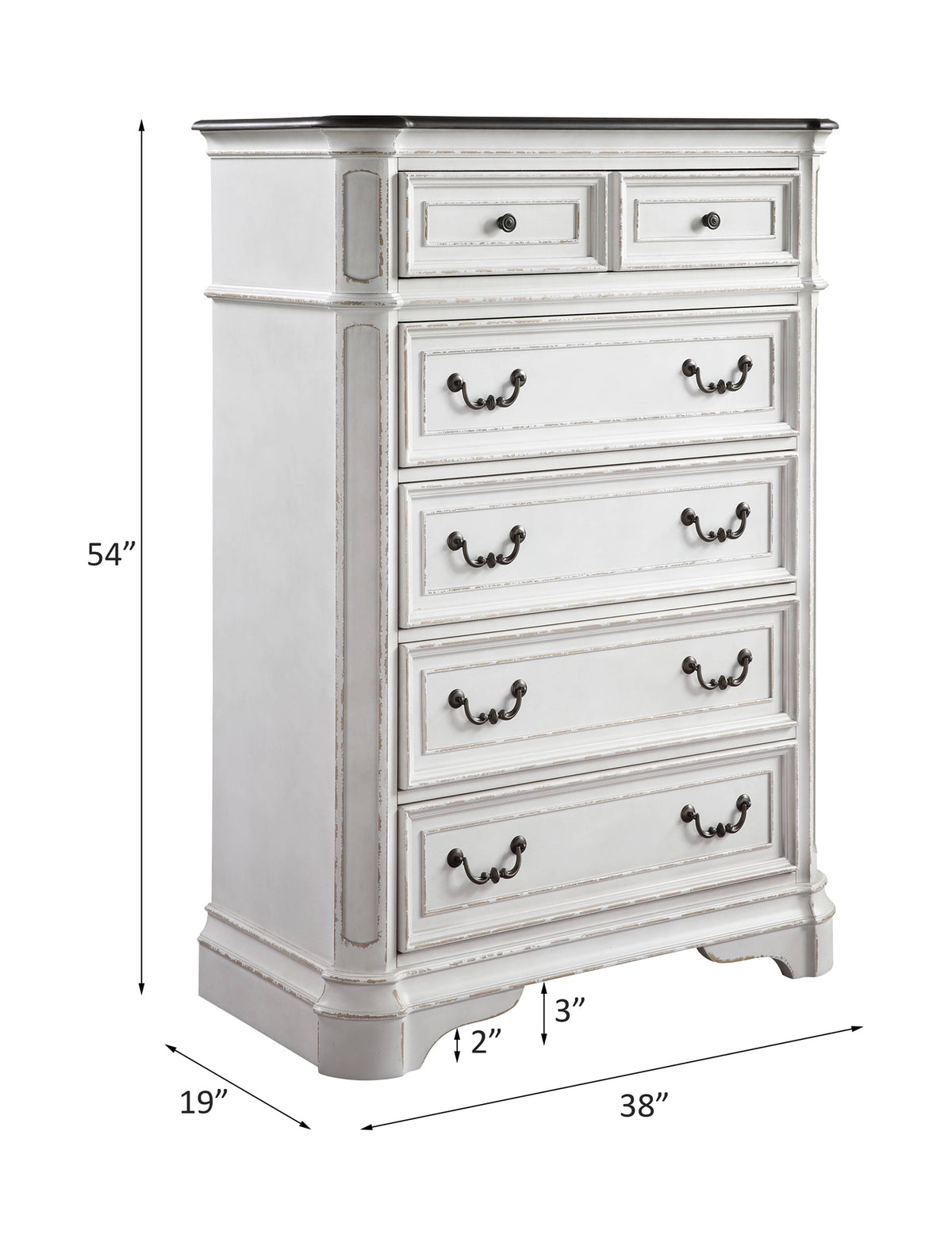 ACME Florian Chest – room setting – Lusso Furniture Miami