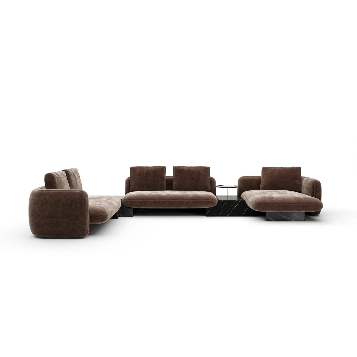 Caracole Overlap Sectional – view 87 – Lusso Furniture Miami