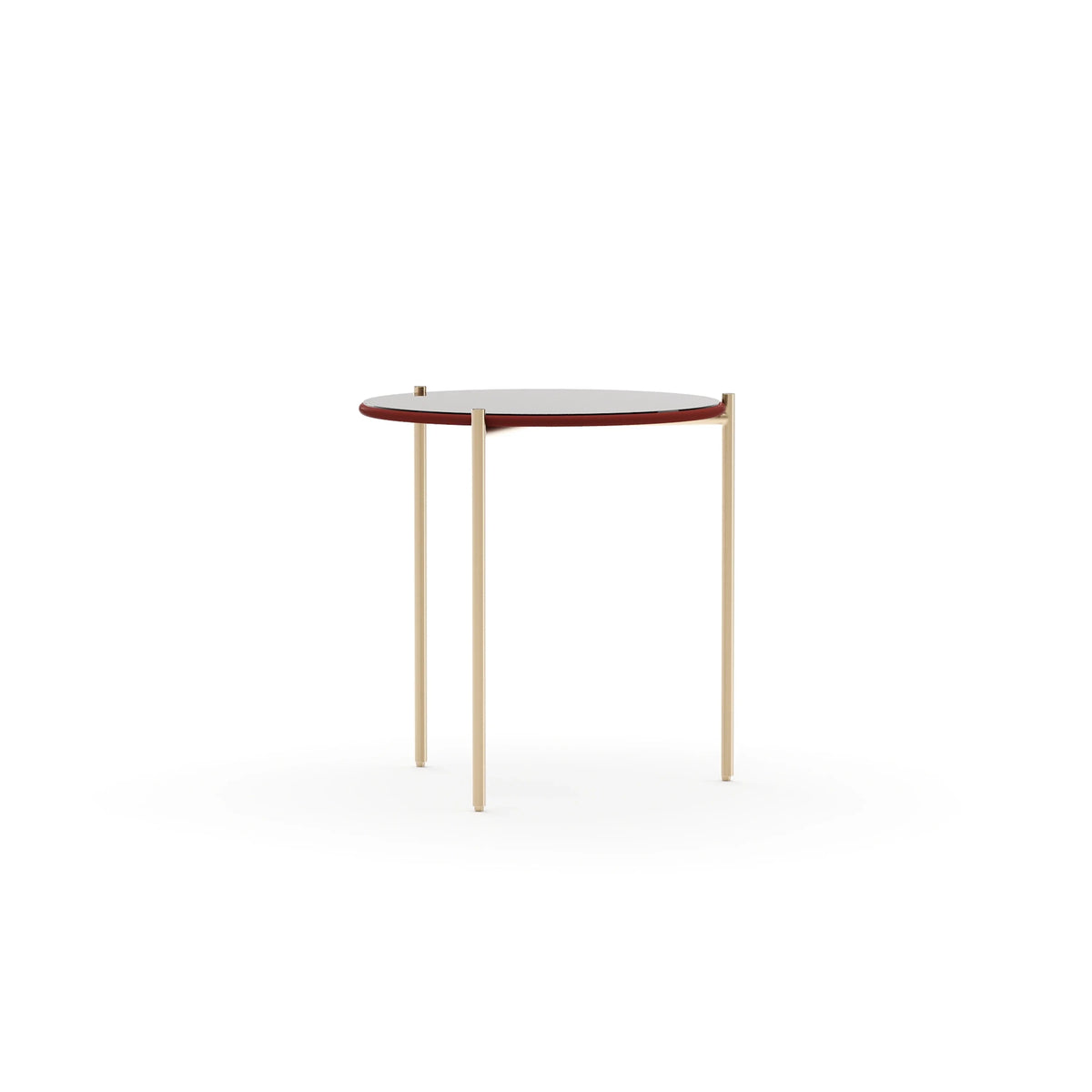 Caracole Demli Side Table – side view – Lusso Furniture Miami