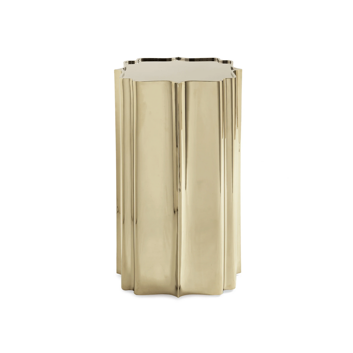 Caracole Good As Gold Table – front view – Lusso Furniture Miami