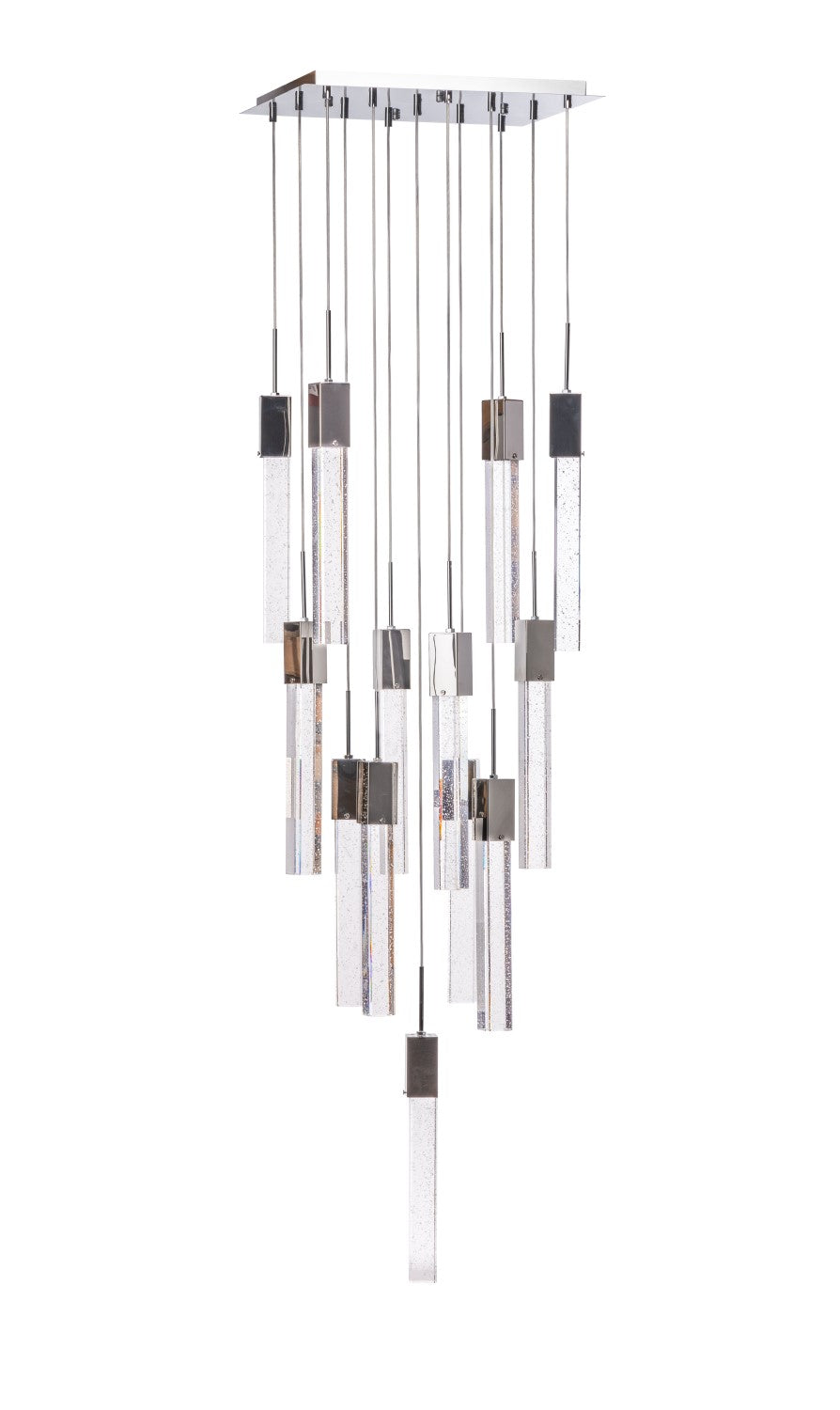 Rectangular Crystal Chandelier // XL 13 Light-1