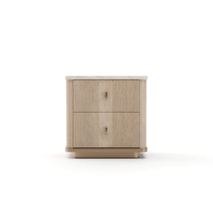Caracole Rhythm Nightstand – front view – Lusso Furniture Miami