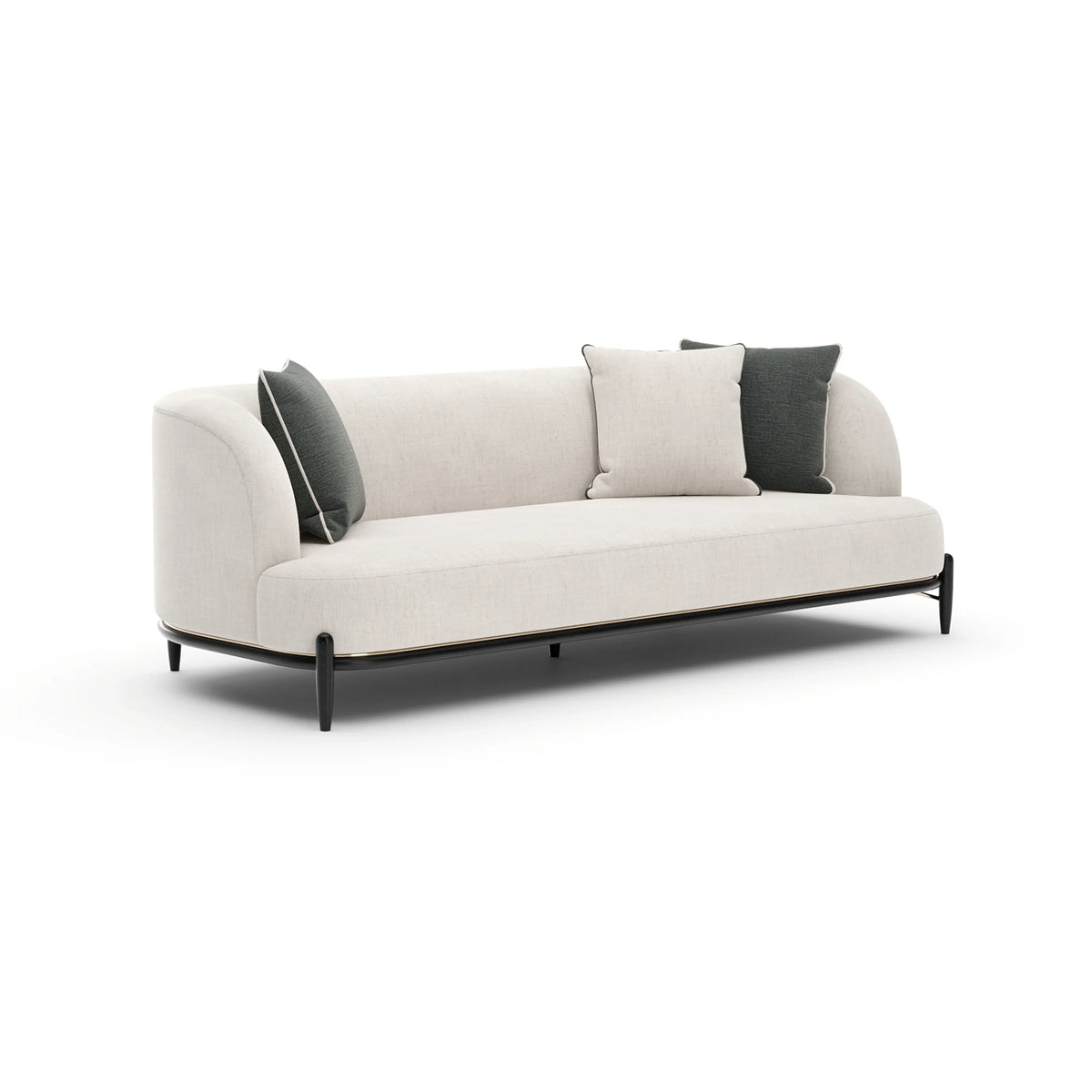 Caracole Madera Sofa – side view – Lusso Furniture Miami