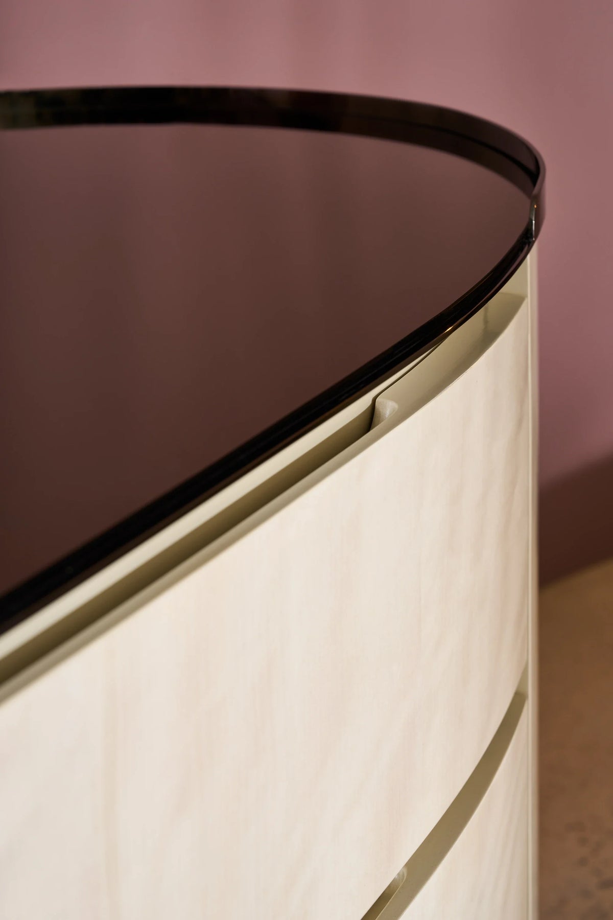 Caracole Muse Dresser – side view – Lusso Furniture Miami