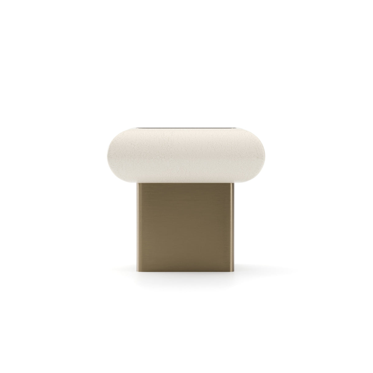 Caracole Seta Side Table – front view – Lusso Furniture Miami
