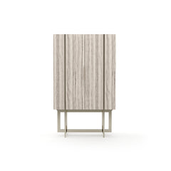 Caracole Wish You Were Here Bar Cabinet – front view – Lusso Furniture Miami