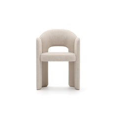 Caracole Overlap Arm Chair – front view – Lusso Furniture Miami