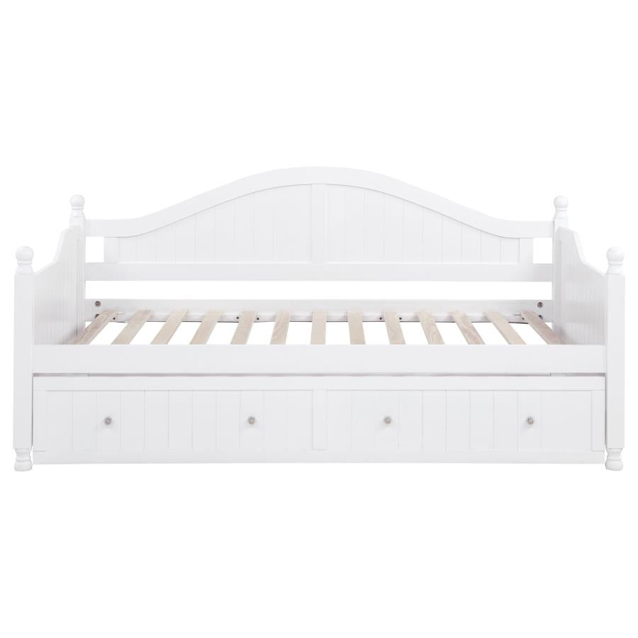 Julie Ann Wood Twin Daybed with Trundle White-zoom-7