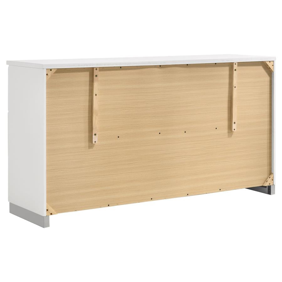 Jeremaine 5-piece Queen Bedroom Set White-zoom-8
