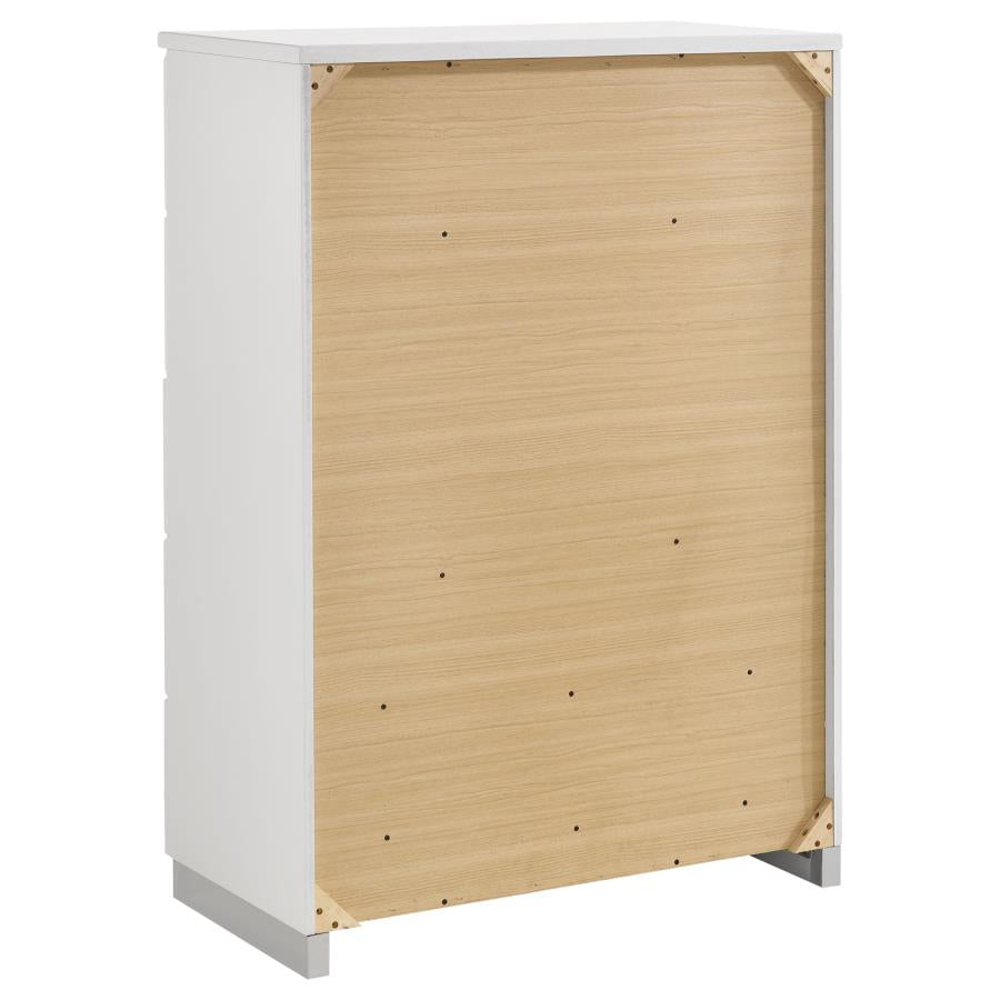 Jeremaine 5-piece Queen Bedroom Set White-zoom-12