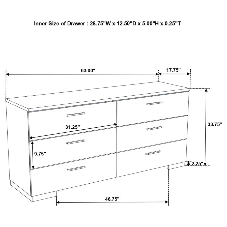 Jeremaine 5-piece Queen Bedroom Set White-16
